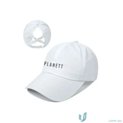 Ponytail Active Cap with unique ponytail opening and inbuilt cotton sweatband