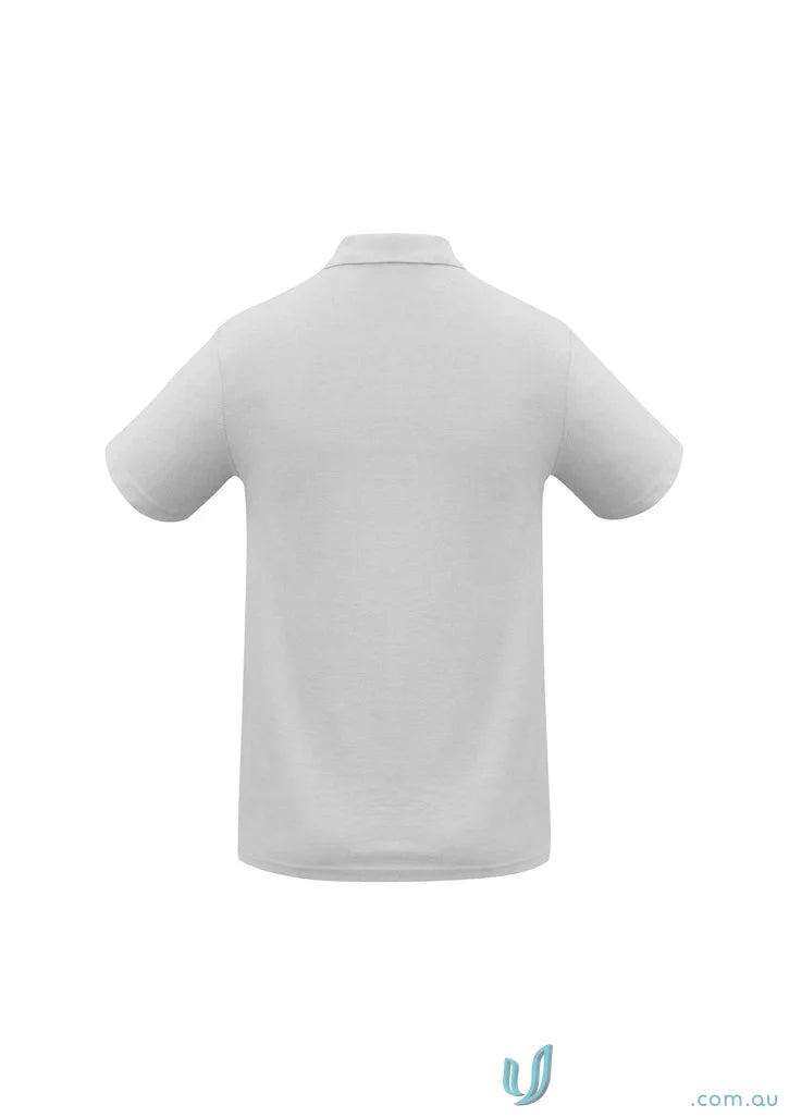 White polo shirt from POOL Mens EMN Polo perfect for uniforms and workwear style