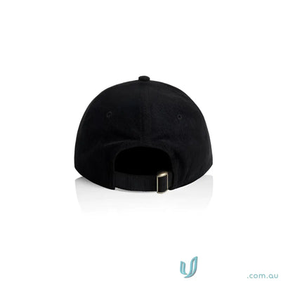 Black cotton 16-wale partridge access cord cap with adjustable fastener