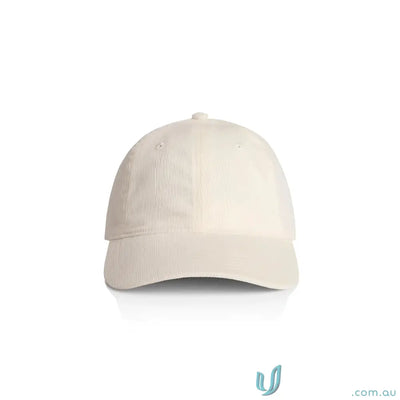 Light beige cotton 16-wale Partridge Access Cord Cap with textured brim and adjustable fastener