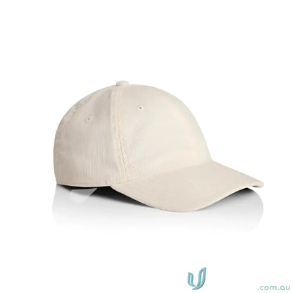 Light-colored cotton 16-wale Partridge access cord cap with adjustable fastener