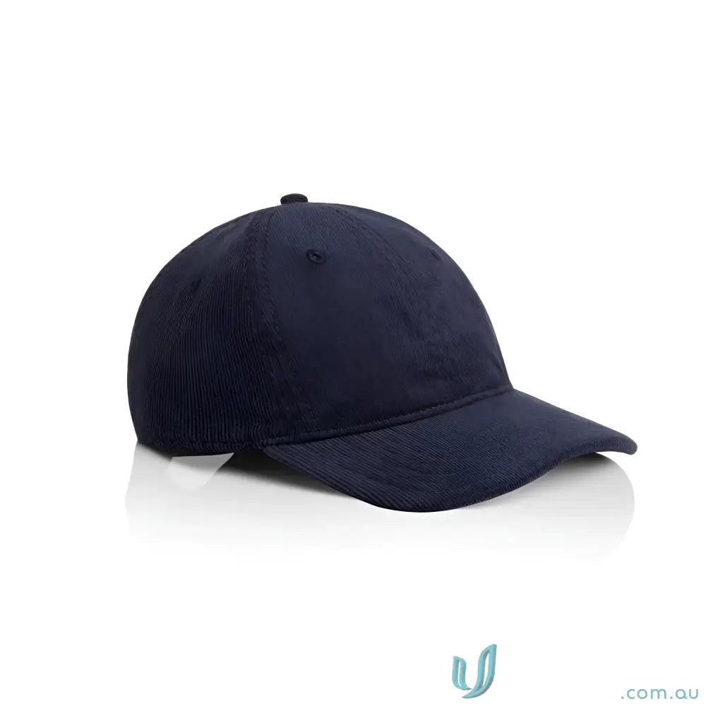 Dark blue cotton 16-wale Partridge Access Cord Cap with adjustable fastener