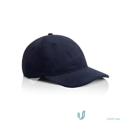 Dark blue cotton 16-wale Partridge Access Cord Cap with adjustable fastener