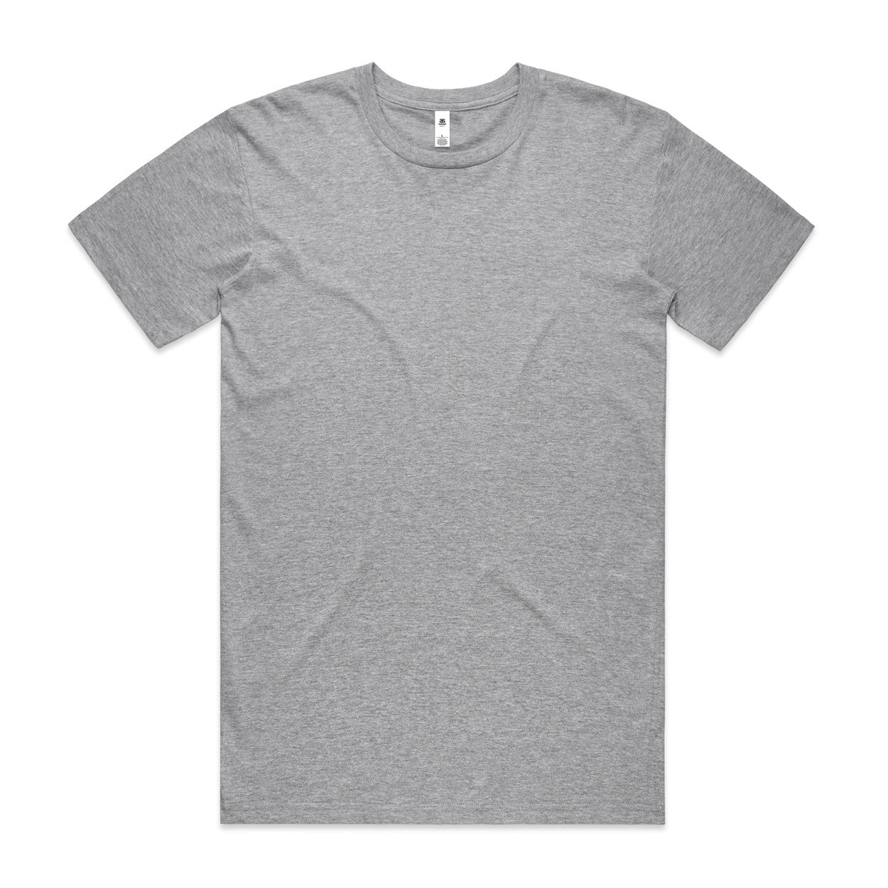 A heather gray premium basic tee made of soft cotton perfect for workwear and uniforms