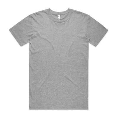 A heather gray premium basic tee made of soft cotton perfect for workwear and uniforms