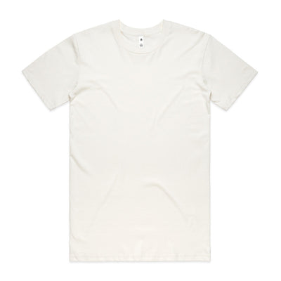 Off-white cotton premium basic tee with crew neck and short sleeves ideal for workwear and uniforms
