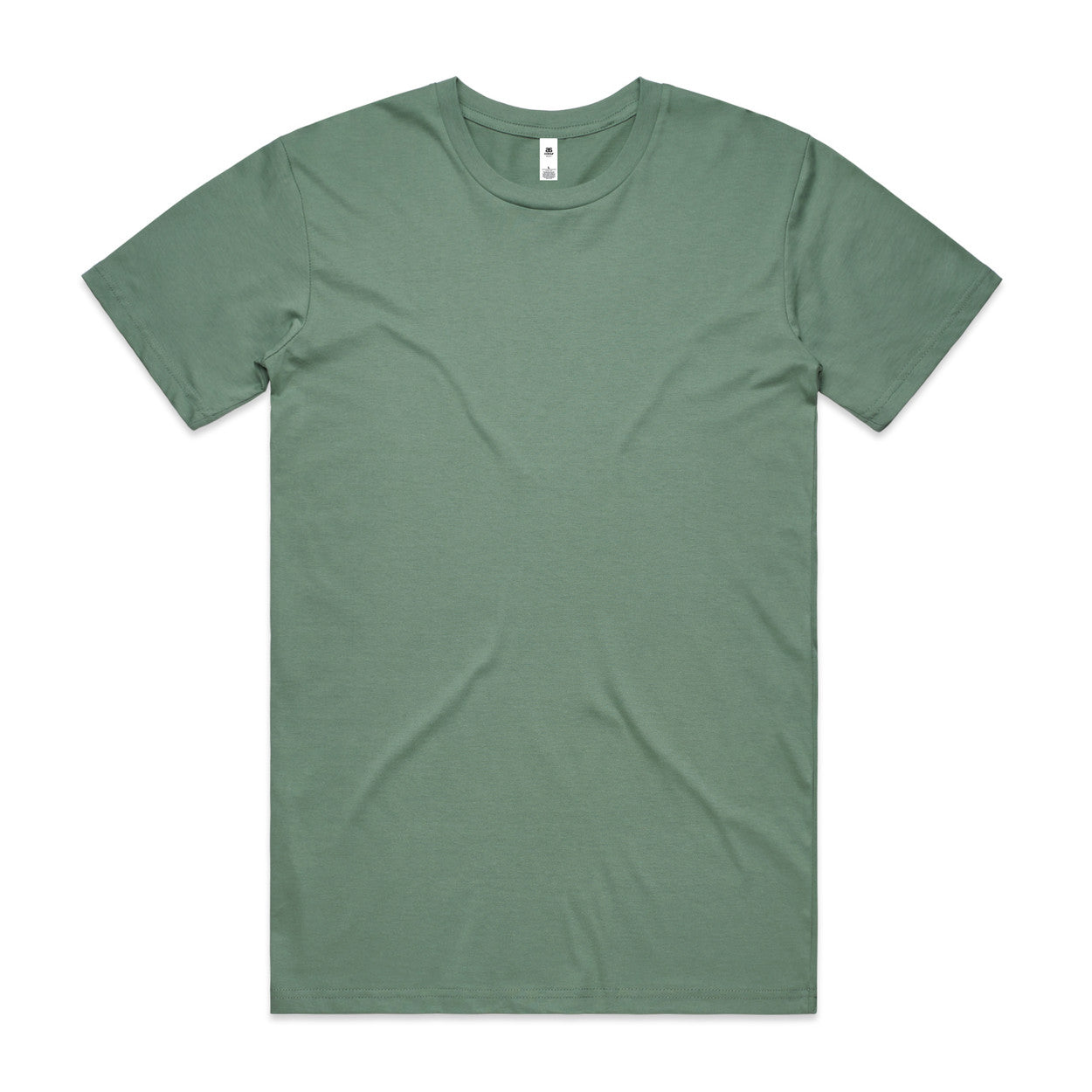 Premium basic tee olive green short sleeve crew neck with subtle texture great for workwear and uniforms