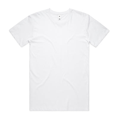 White cotton premium basic tee with crew neck and short sleeves perfect for workwear and uniforms