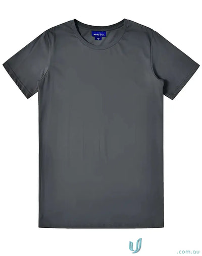 Gray crew neck t-shirt from Brighton Premium Cotton, the winning spirit premium tee