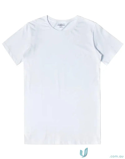 White V-neck t-shirt from Brighton Premium Cotton - Winning Spirit Premium Tee