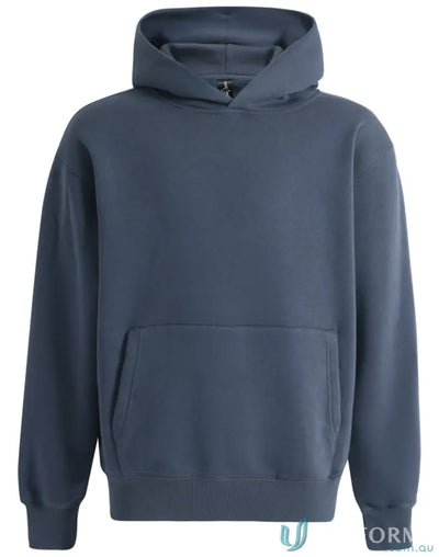Blue oversized fleece hoodie from Premium Fleece Oversized Hoodie collection