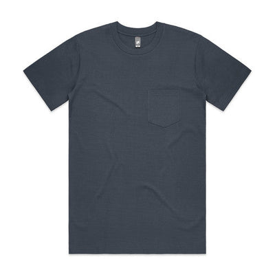 Dark gray Planett heavyweight pocket tee with chest pocket