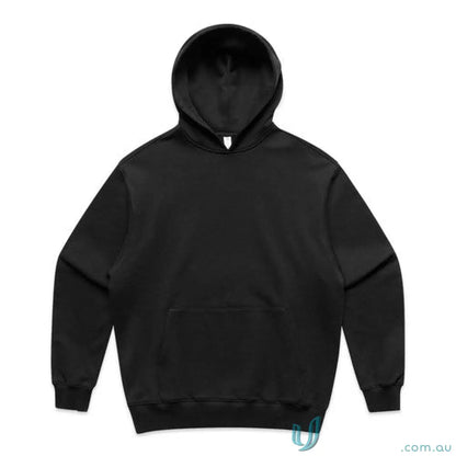 Premium heavyweight French Terry Hood sweatshirt in black with a cozy hood