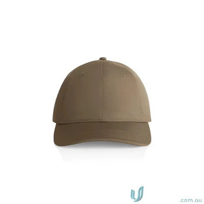 Plain earthy tone cotton cap with adjustable metal clasp for a comfy fit