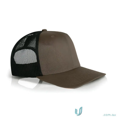 Premium Mesh Contrast Trucker Cap 1191 with recycled polyester mesh and curved peak
