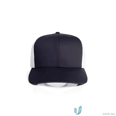 Premium Mesh Contrast Trucker Cap 1191 with recycled polyester mesh and curved peak