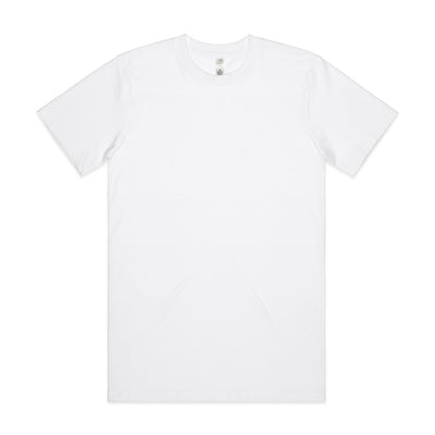 Premium organic heavyweight t-shirt in white crew-neck cotton from streetwear brand