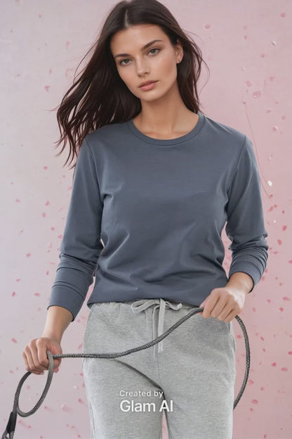 Ladies Premium Carey LS Tee