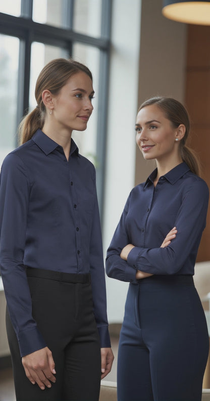 Heart Foundation (EMB) Ladies LS Shirt