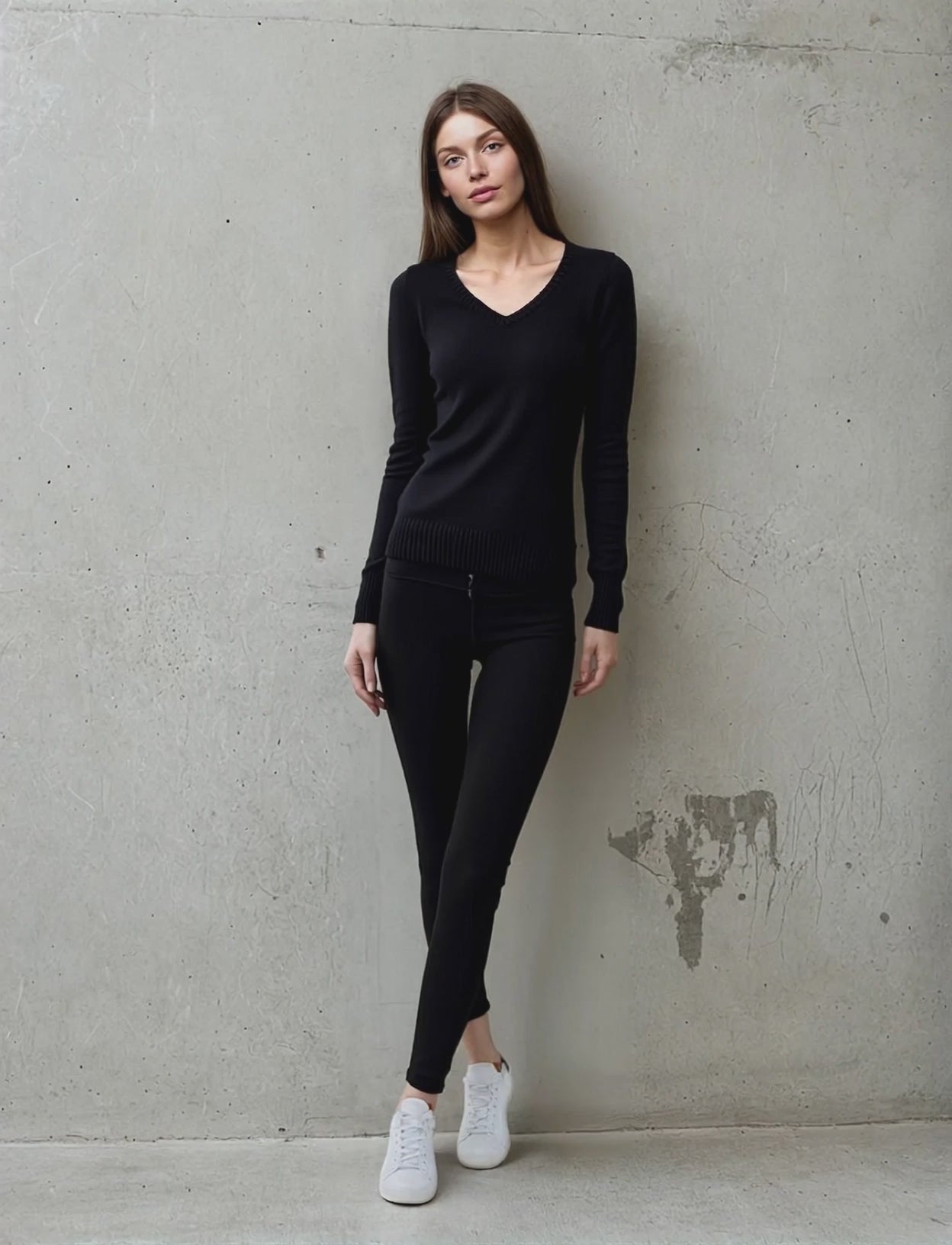 Load video: Ladies Knitted Jumper