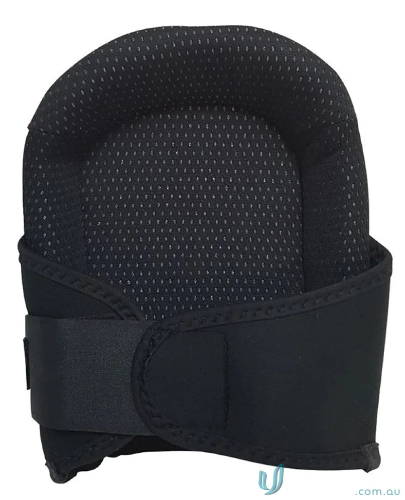 Black padded knee pad from Professional Gel Knee Pad for workwear that cap prevents discomfort