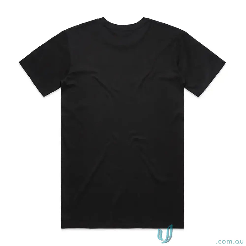 Plain black Puffy Tee made from comfy combed cotton, perfect PlanetTee style