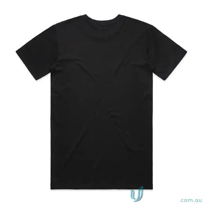 Plain black Puffy Tee made from comfy combed cotton, perfect PlanetTee style