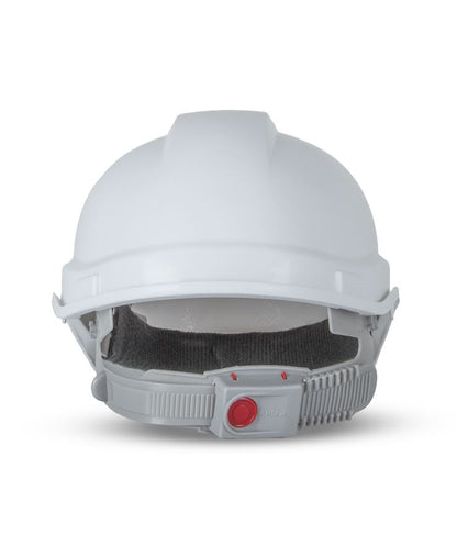 Push-Lock Safety Helmet (10 Pack) - White - WORKWEAR
