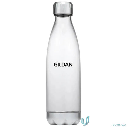 Clear Quencher 700ml Plastic Water Bottle with Silver Cap for clean hydration
