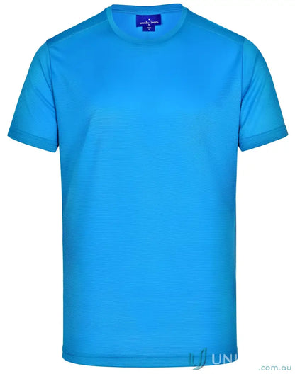 Plain blue RapidCool Ultra Light Tee with crew neck, super comfy and lightweight