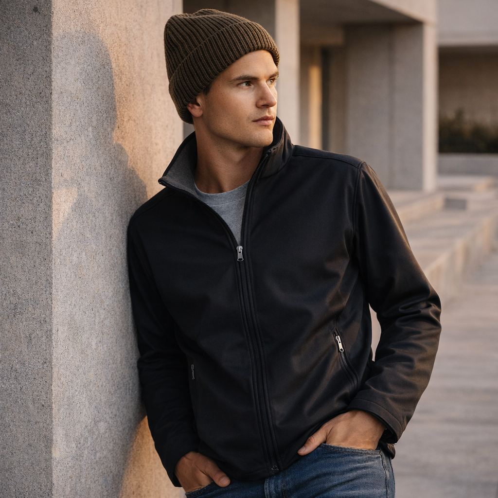 Recycled Wool Blend Gauge Beanie