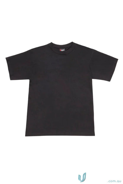 Black short-sleeved T-shirt perfect for uniforms and workwear from the Regular T-Shirt line