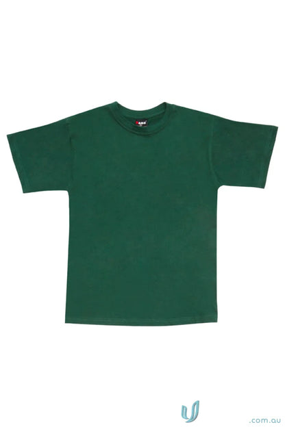 Green short-sleeved T-shirt from Regular T-Shirt, perfect for work uniforms or casual wear