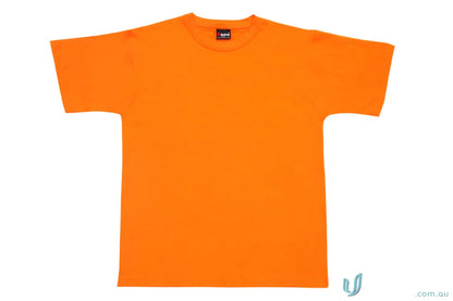 Orange short-sleeved T-shirt perfect for workwear or uniforms at Regular T-Shirt store
