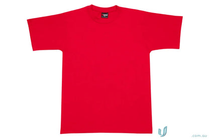 Red short-sleeved Regular T-Shirt, perfect for uniforms and workwear needs