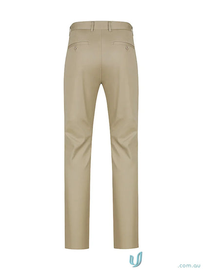 Khaki dress pants showing Riley Chino Pant style for a casual smart look