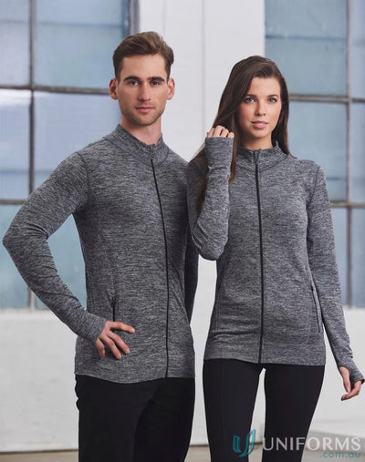 Matching gray Road Runner Jacket for runners, perfect runner jacket for workouts