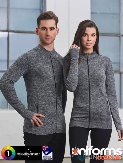 Matching gray Road Runner Jacket for runners, perfect runner jacket for workouts
