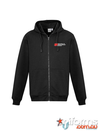 Black zip-up hoodie from RS Centre EMB ladies easy fit sw762l for comfy casual wear