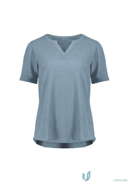 Ruche Short Sleeve Blouse - Blouse