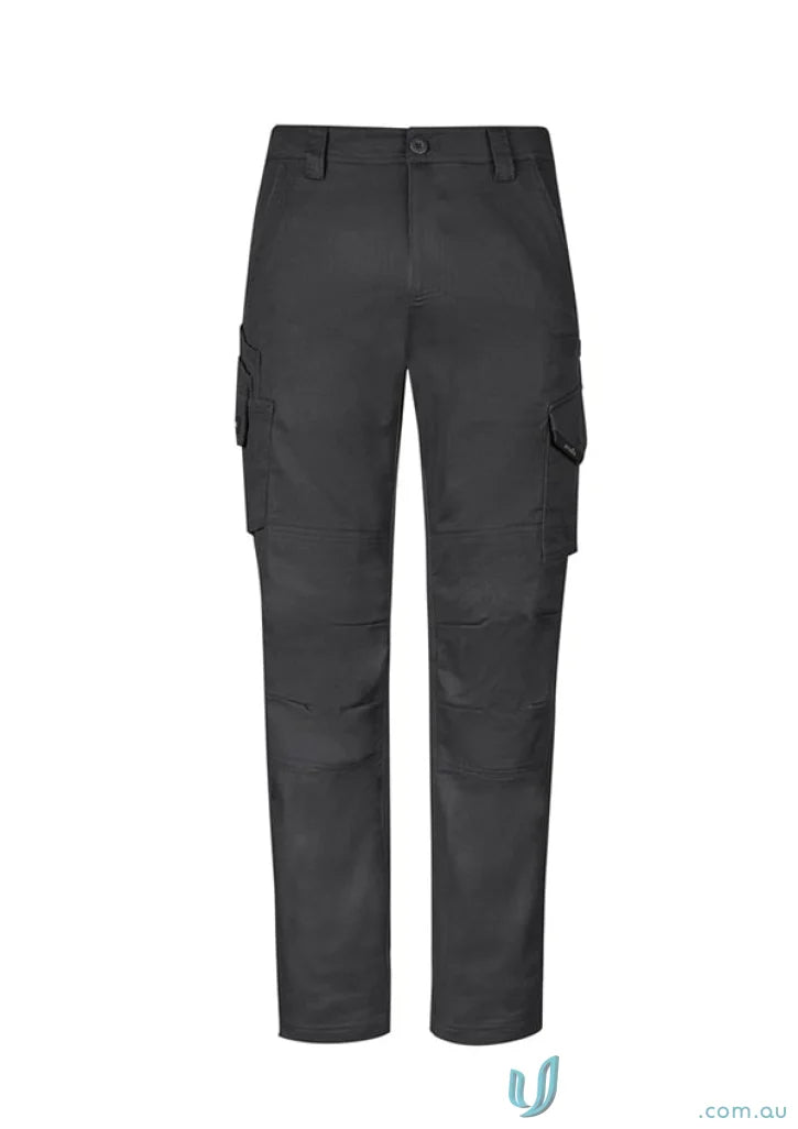 Gray cargo pants in Rugged Cooling Stretch Workwear Pants with Ripstop Construction