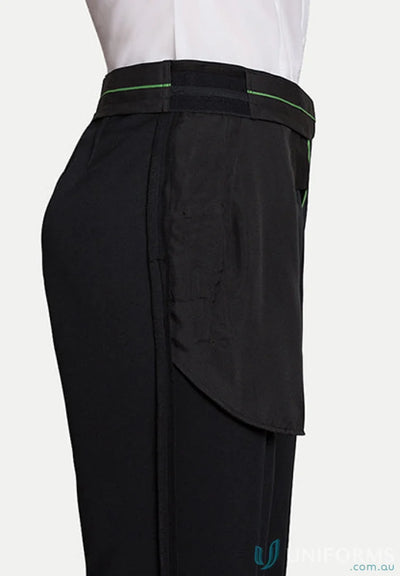 Black pants with attached drape from SAMANTHA Flexi Waist Pant city collection