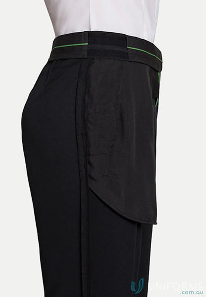 Black pants with attached drape from SAMANTHA Flexi Waist Pant city collection