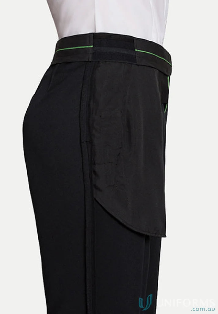 Black pants with attached drape from SAMANTHA Flexi Waist Pant city collection
