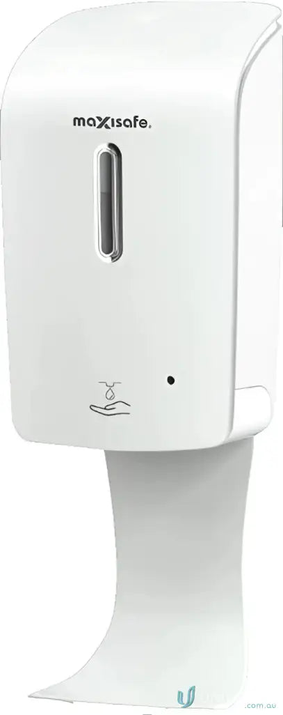 White touch free gel dispenser for uniforms Sanitisers Sensor Gel Dispenser