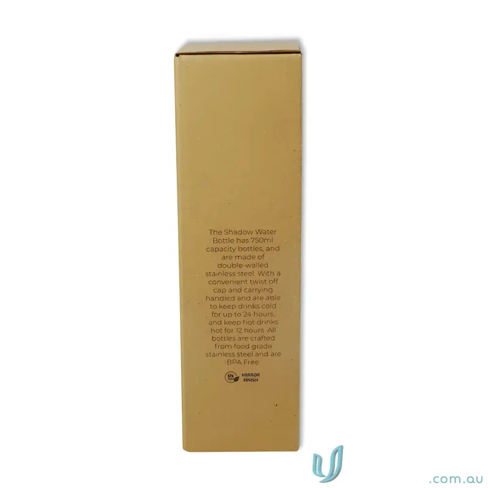Cardboard box for Shadow 750ml Insulated Stainless Steel Water Bottle with twist-off cap