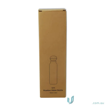 Cardboard water bottle box for Shadow 750ml Stainless Steel Insulated Bottle with twist-off cap