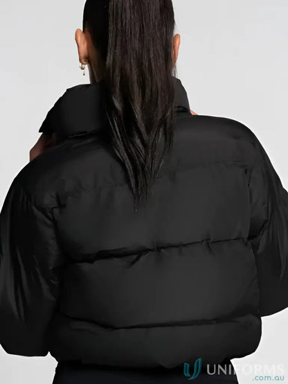 Ladies short puffer jacket for the ultimate winter style and warmth