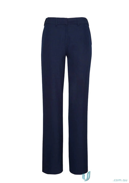 Navy blue Siena Adjustable Waist Pant on women showcasing RG975L waist pant style