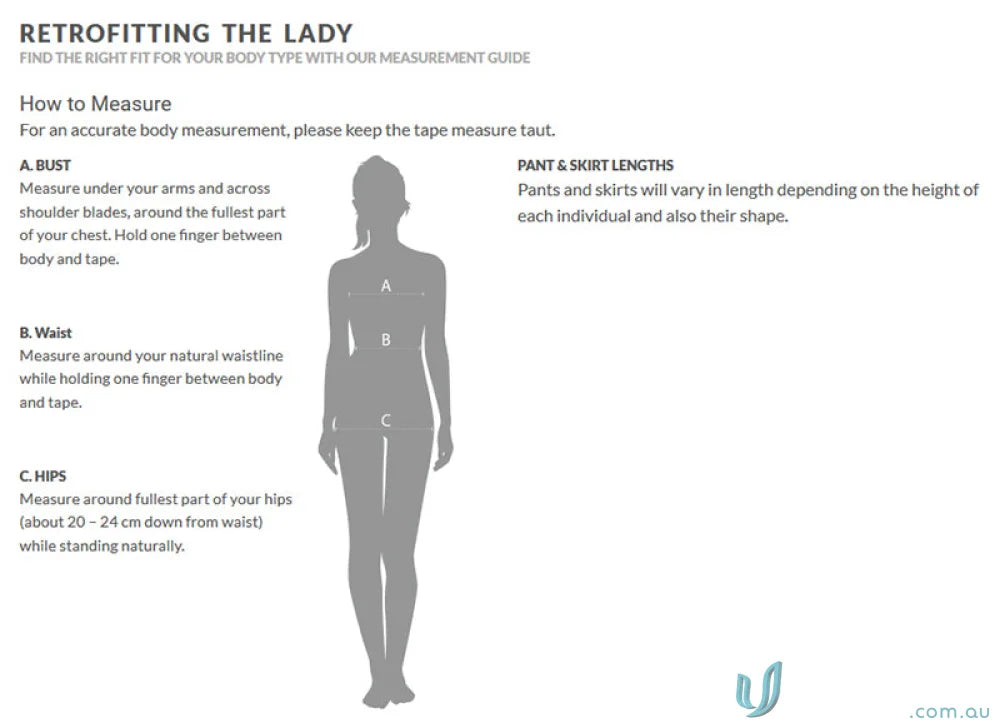 Body measurement guide for Siena Extended Short Sleeve Dress, perfect for fit!